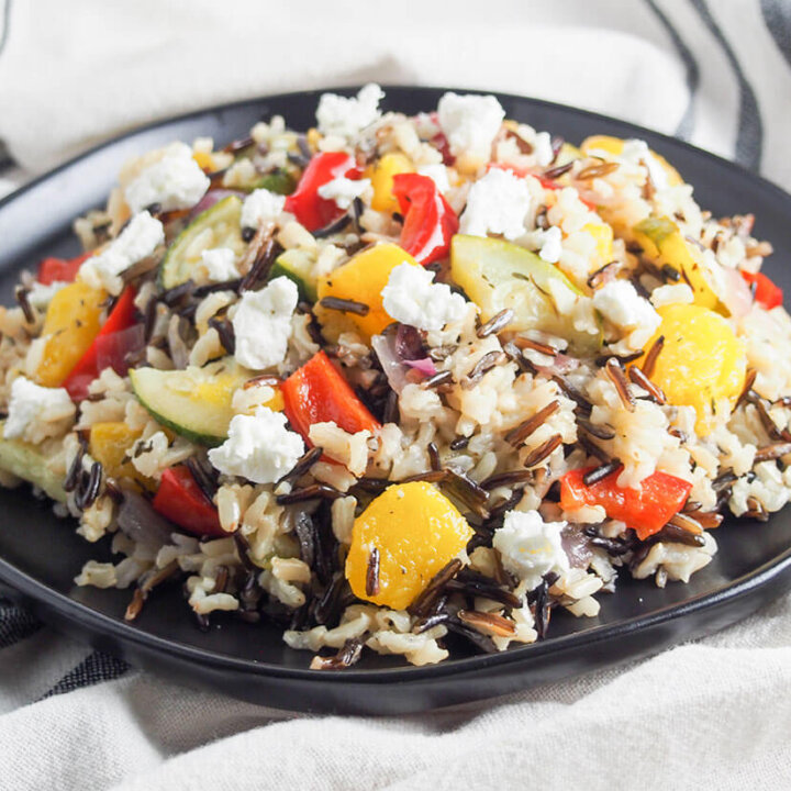 acorn squash wild rice salad