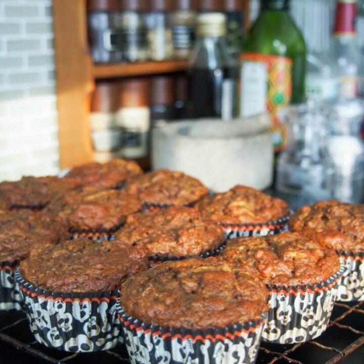 pumpkin beetroot muffins