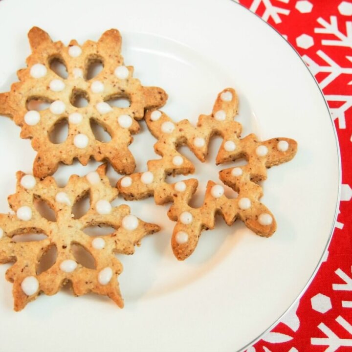 German hazelnut Christmas cookies