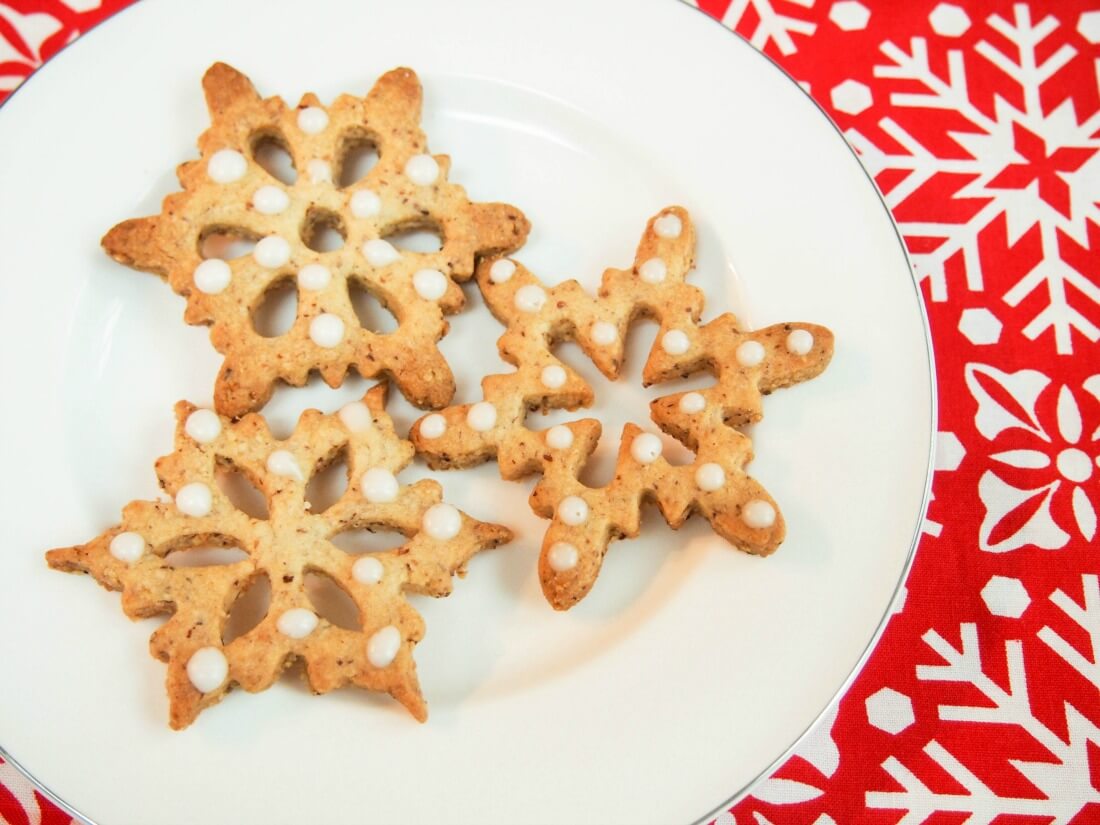 German hazelnut Christmas cookies