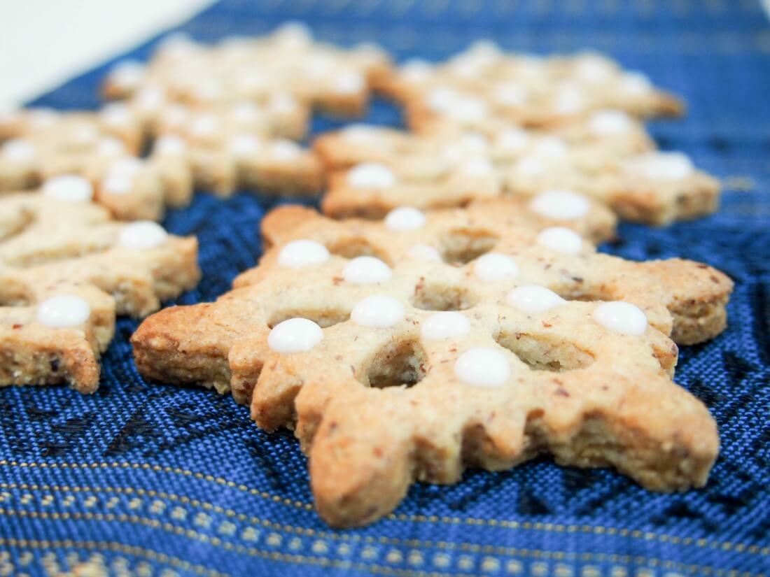 German hazelnut Christmas cookies