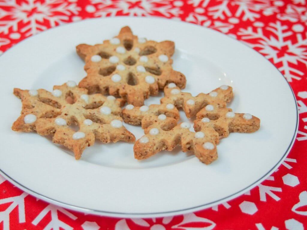 German hazelnut Christmas cookies