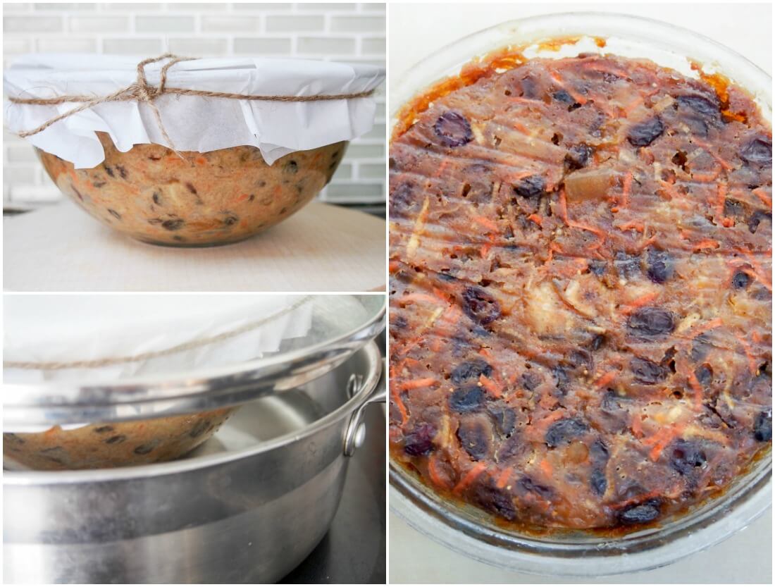 cooking Christmas pudding