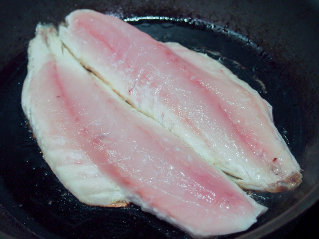 bass for pan-fried sea bass with salsa verde
