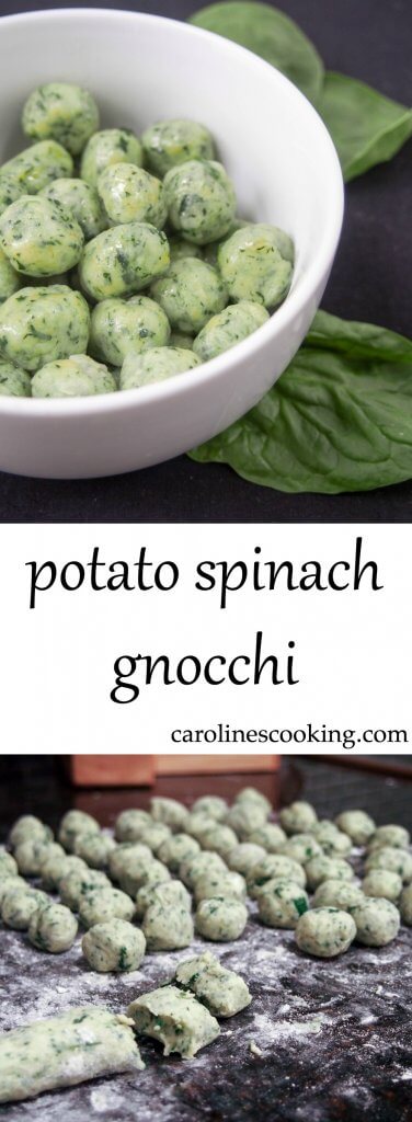 These potato spinach gnocchi are deliciously comforting, light and tasty. A great way to hide greens, you'll be too busy enjoying them to notice. 