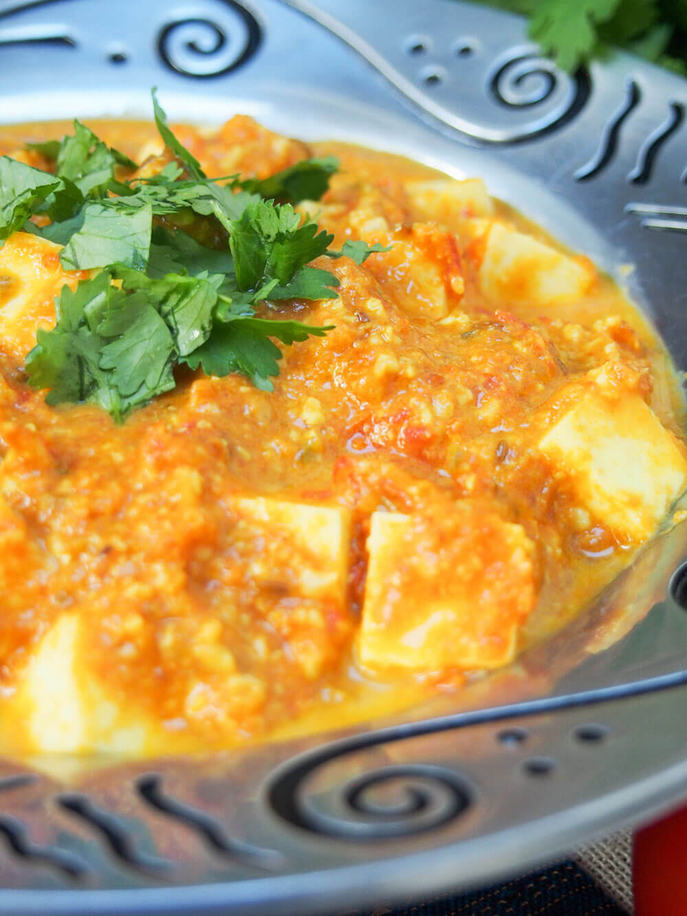 paneer Makhani close up