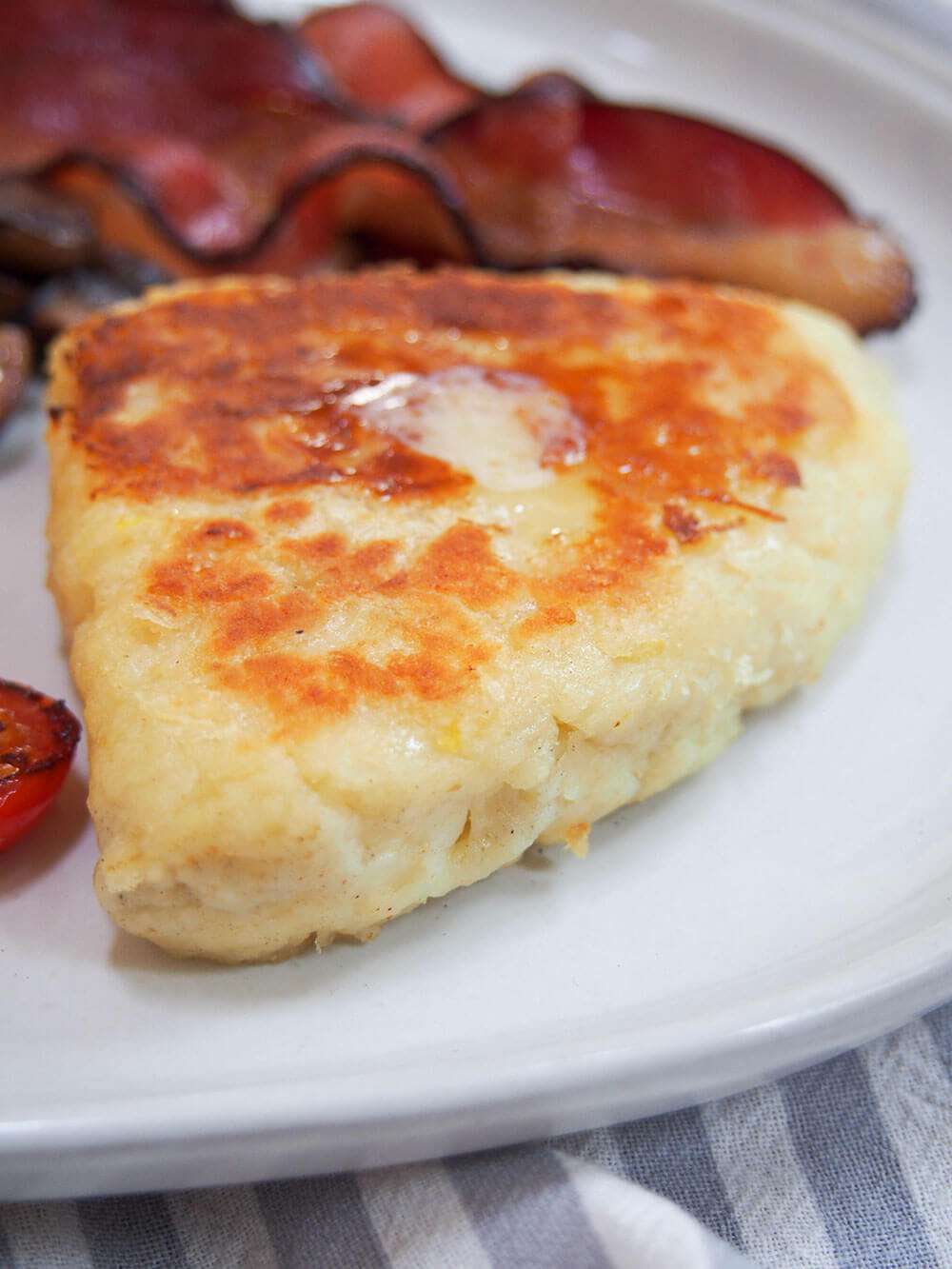 Parsnip and potato farl (potato scones)