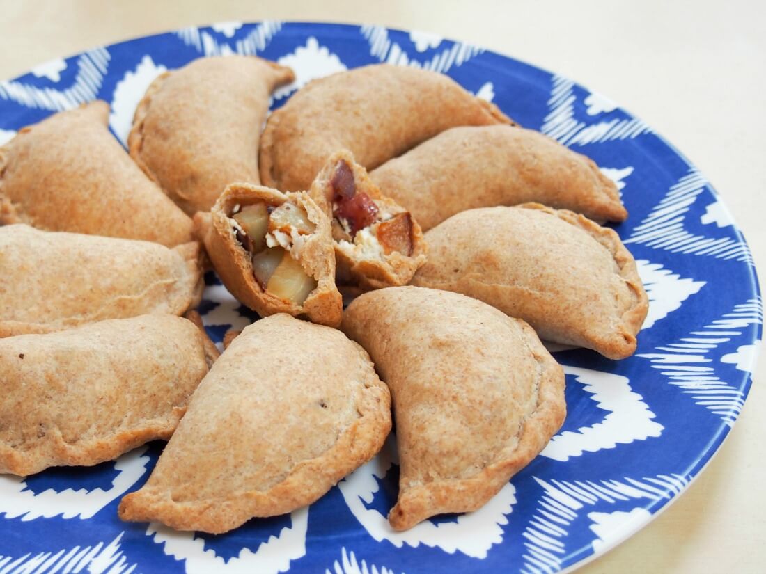 Greek-ish vegetable empanadas