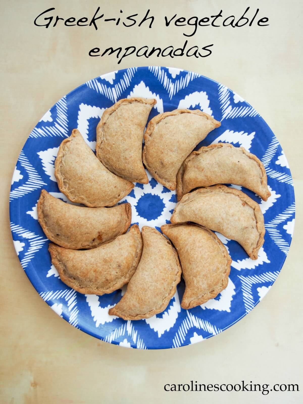 Greek-ish vegetable empanadas