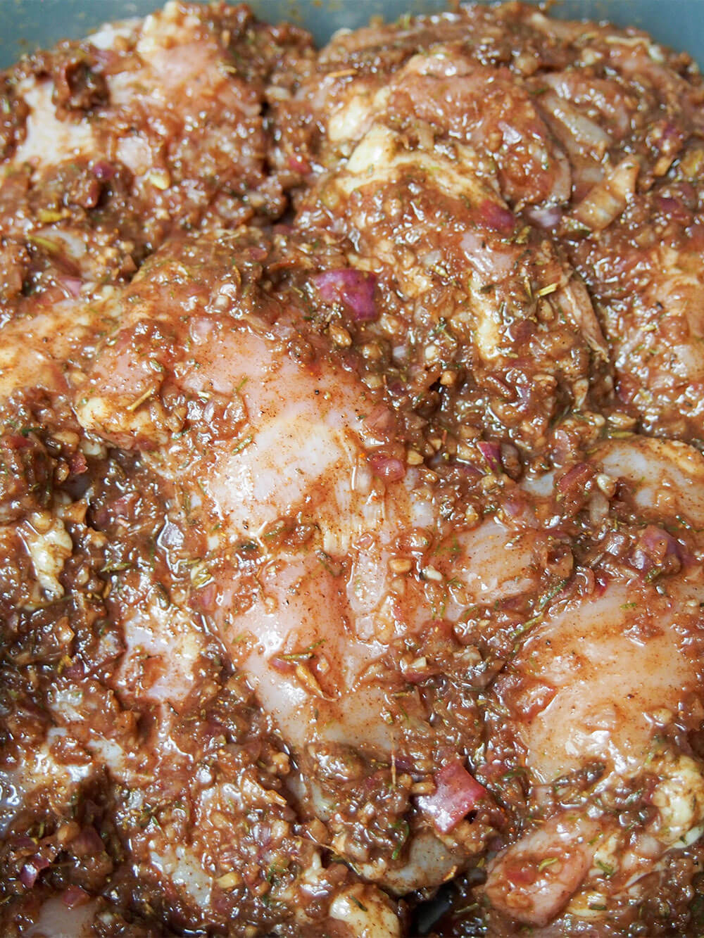 marinating chicken