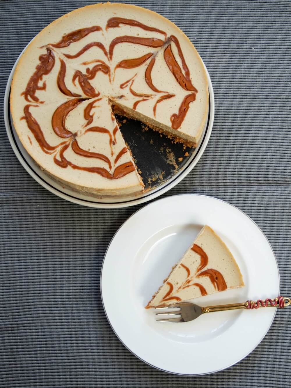 banana baked cheesecake