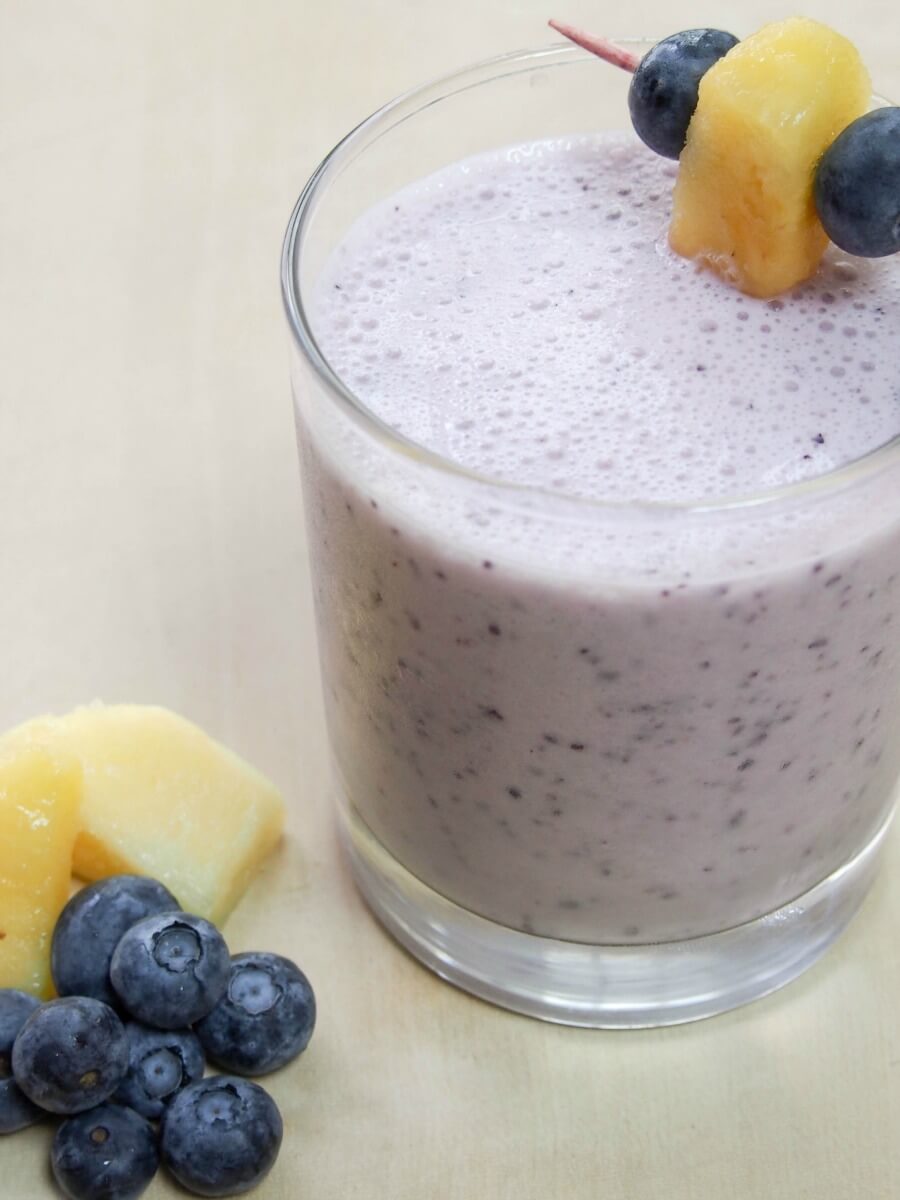 Blueberry piña colada