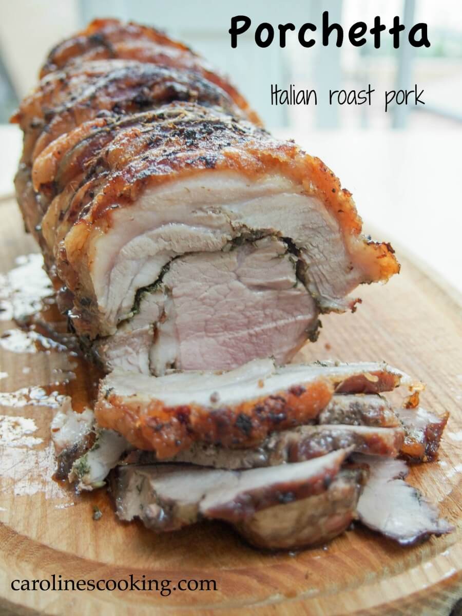 Porchetta is a classic Italian pork roast, great in sandwiches. Left to infuse with herbs, fennel and salt overnight, the flavor is delicious, the fat crisp. This tasty recipe has all the traditional flavor and balance of meat to crisp outside you would expect.