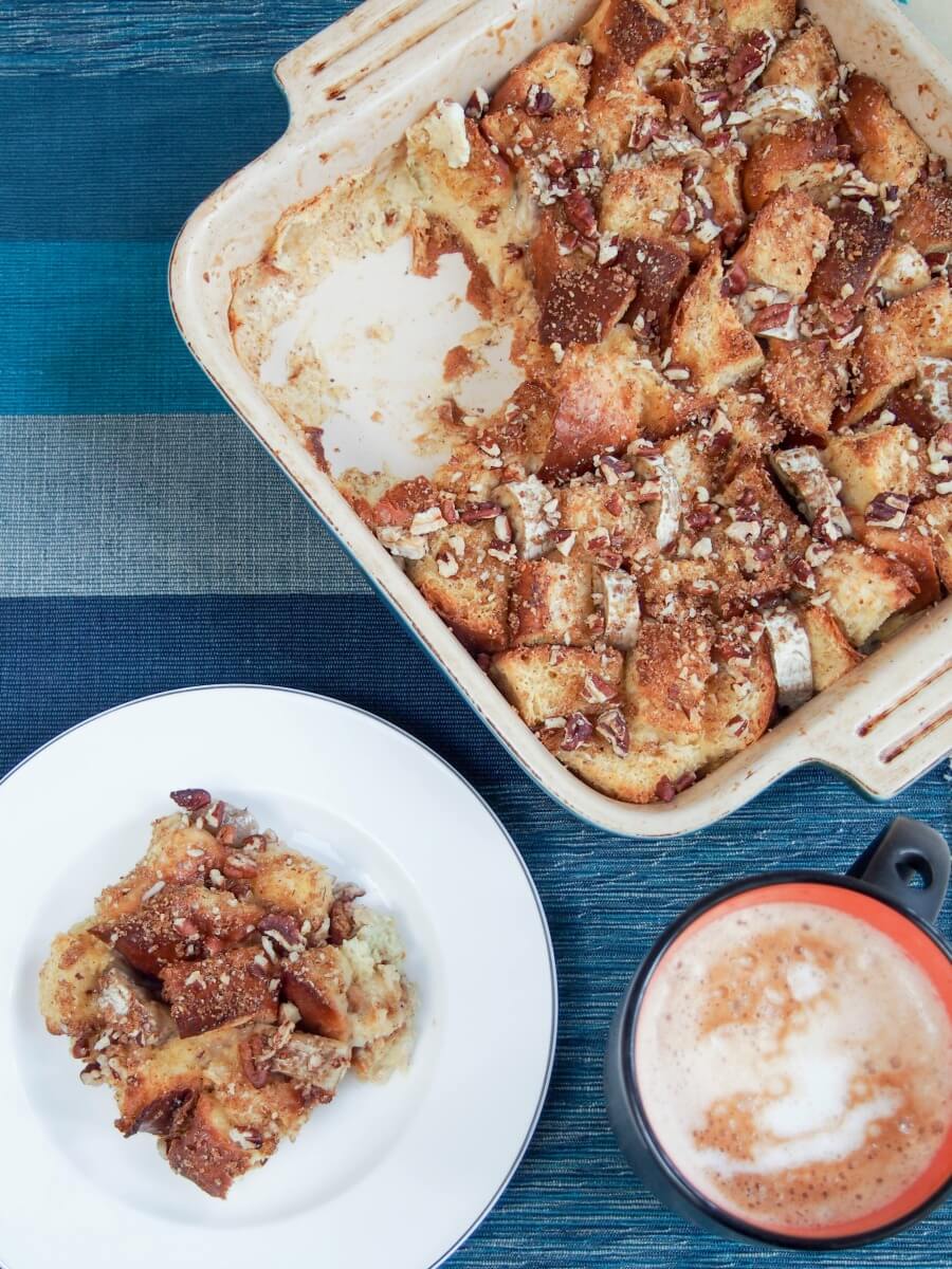 Baked banana French toast