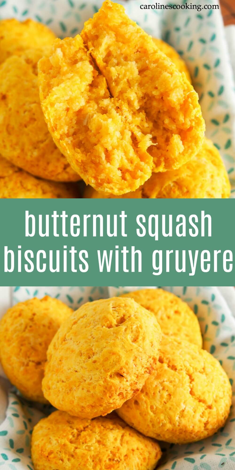  Bright and moist from the squash, with a slight cheesiness, these butternut squash biscuits are quick, easy to make and versatile. Try them alongside a main meal, as a snack or why not fill them as part of lunch? Whenever you enjoy them, they'll soft and flavorful. #biscuit #squash