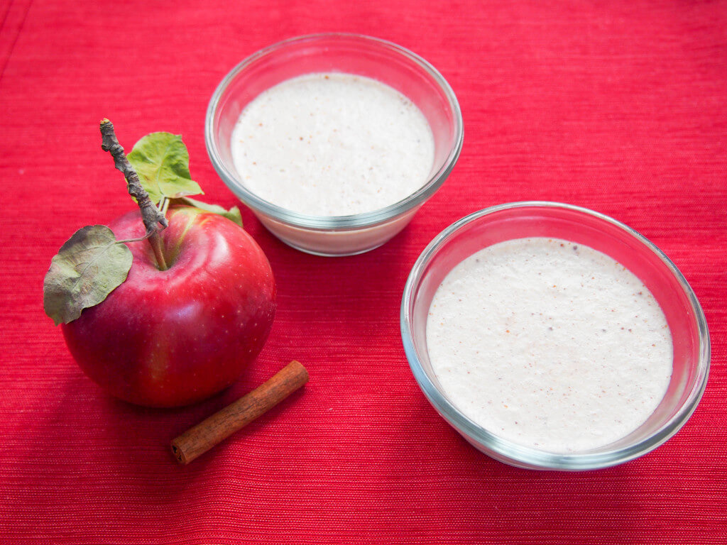 apple panna cotta