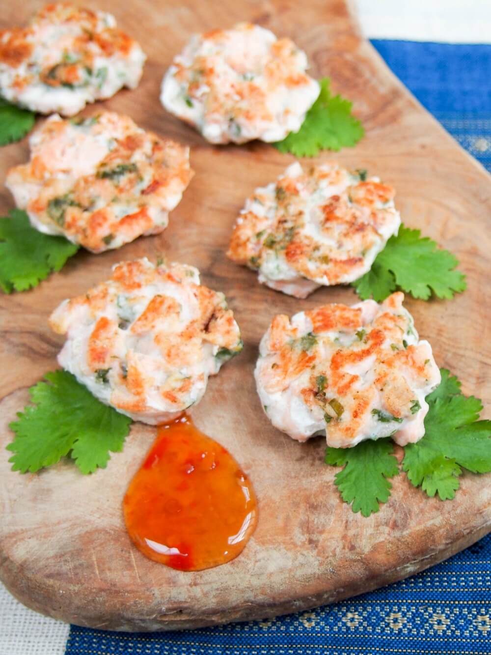 mildly Thai salmon cakes