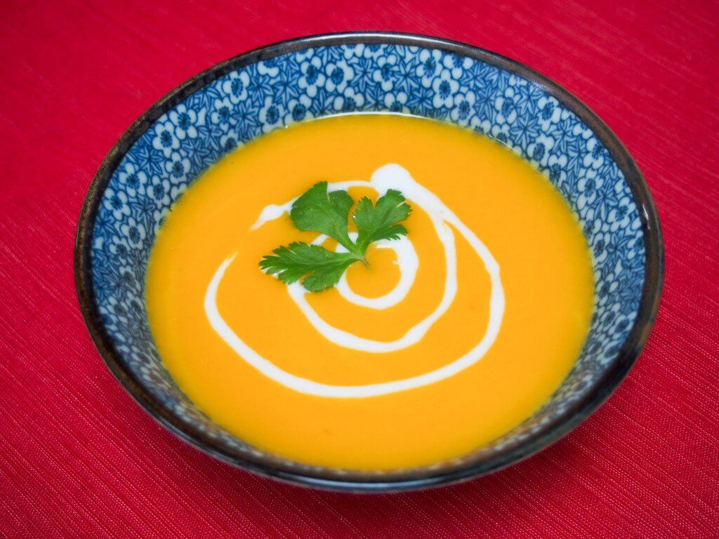 The easiest lemongrass and squash soup