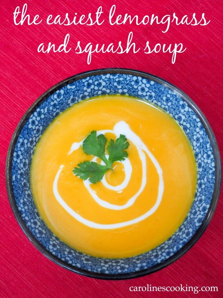 The easiest lemongrass and squash soup