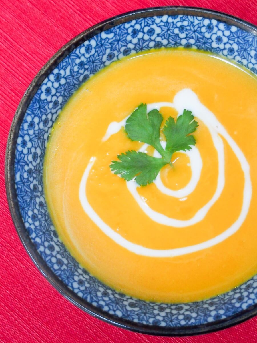 The easiest lemongrass and squash soup