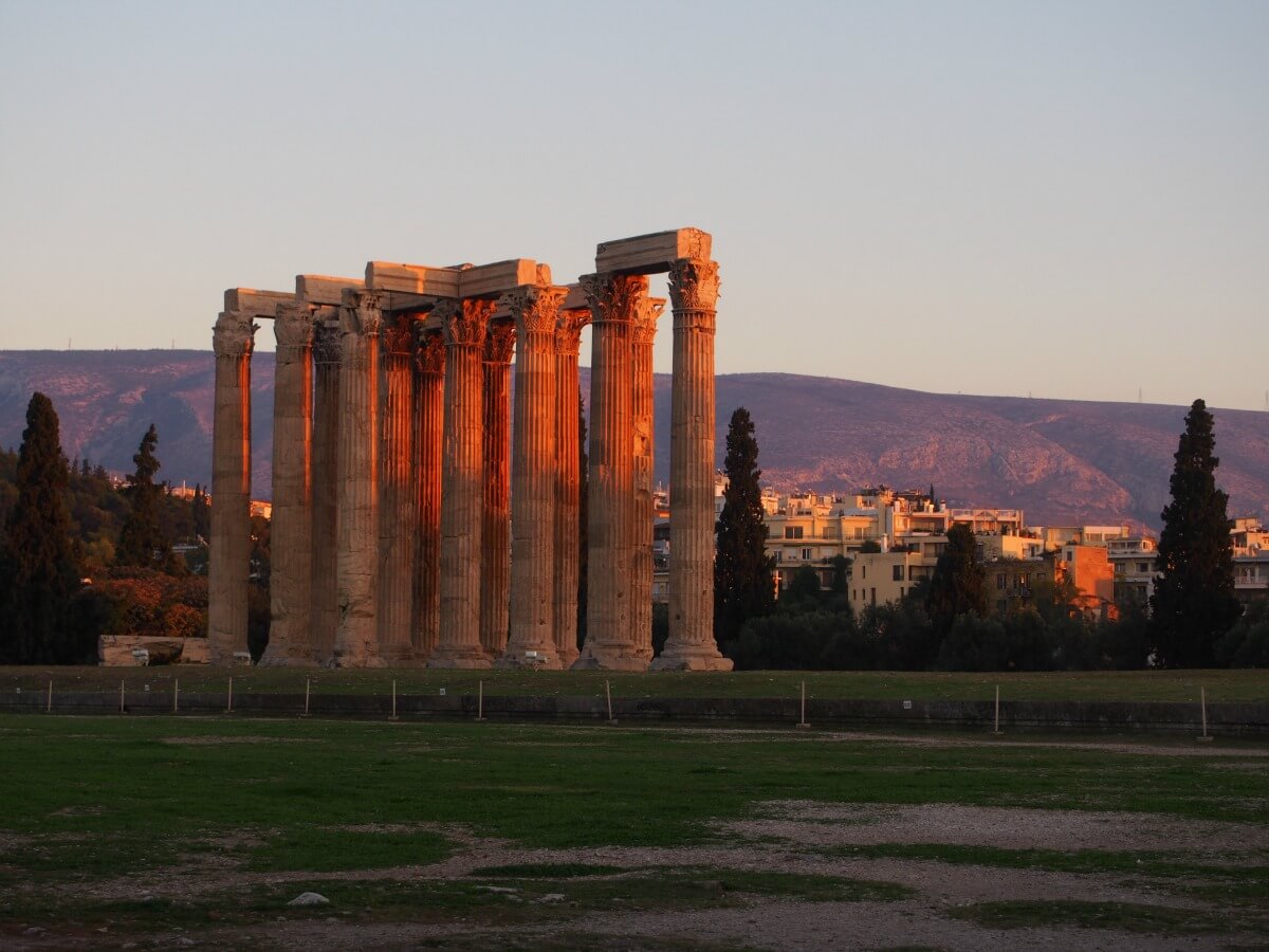 temple of Olympian Zeus, Athens