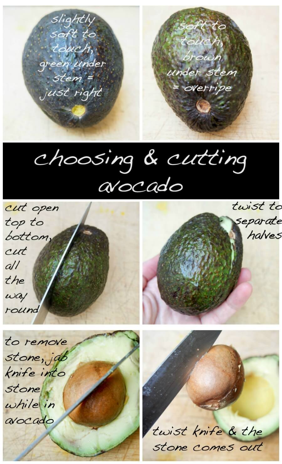 how to choose and cut an avocado