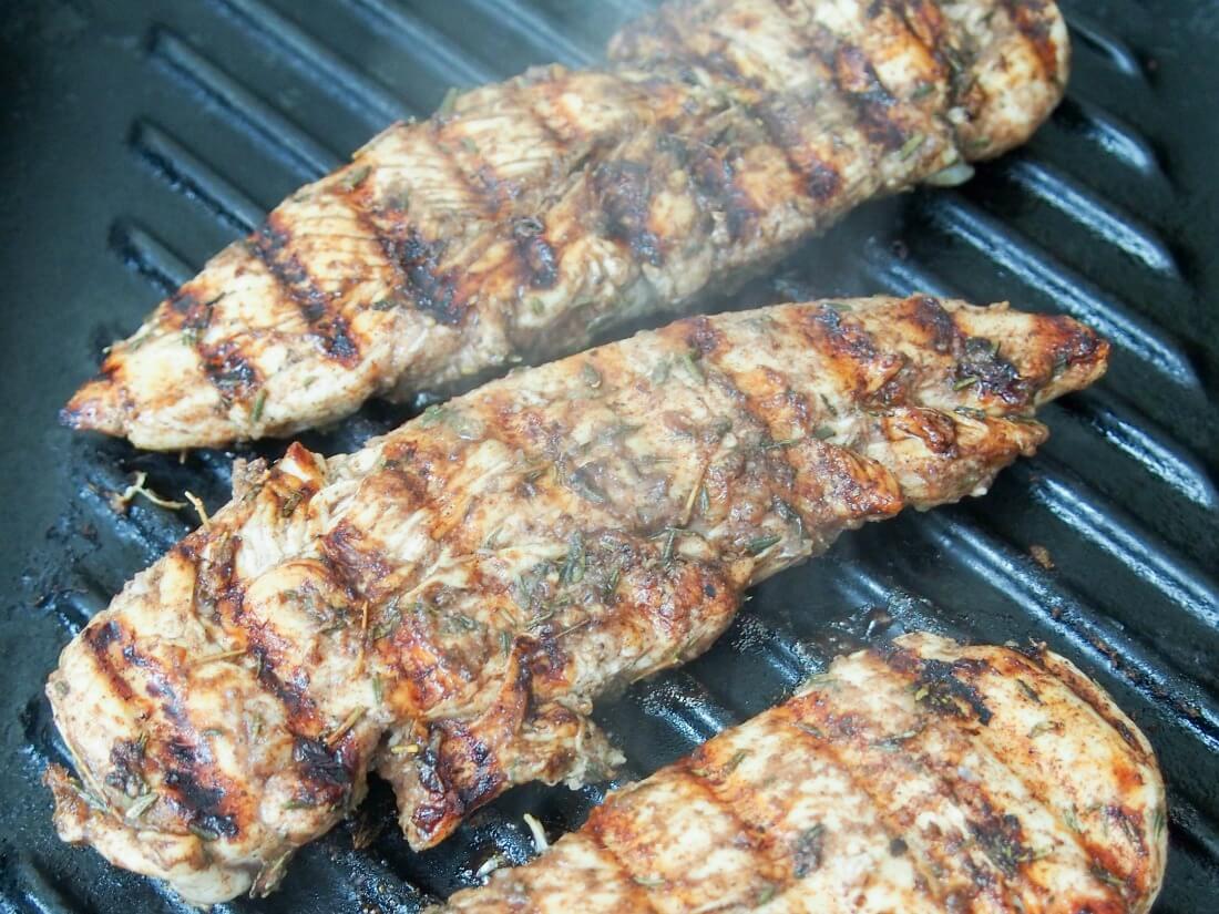 chicken for "The Jammin' Jamaican" chicken grilled cheese