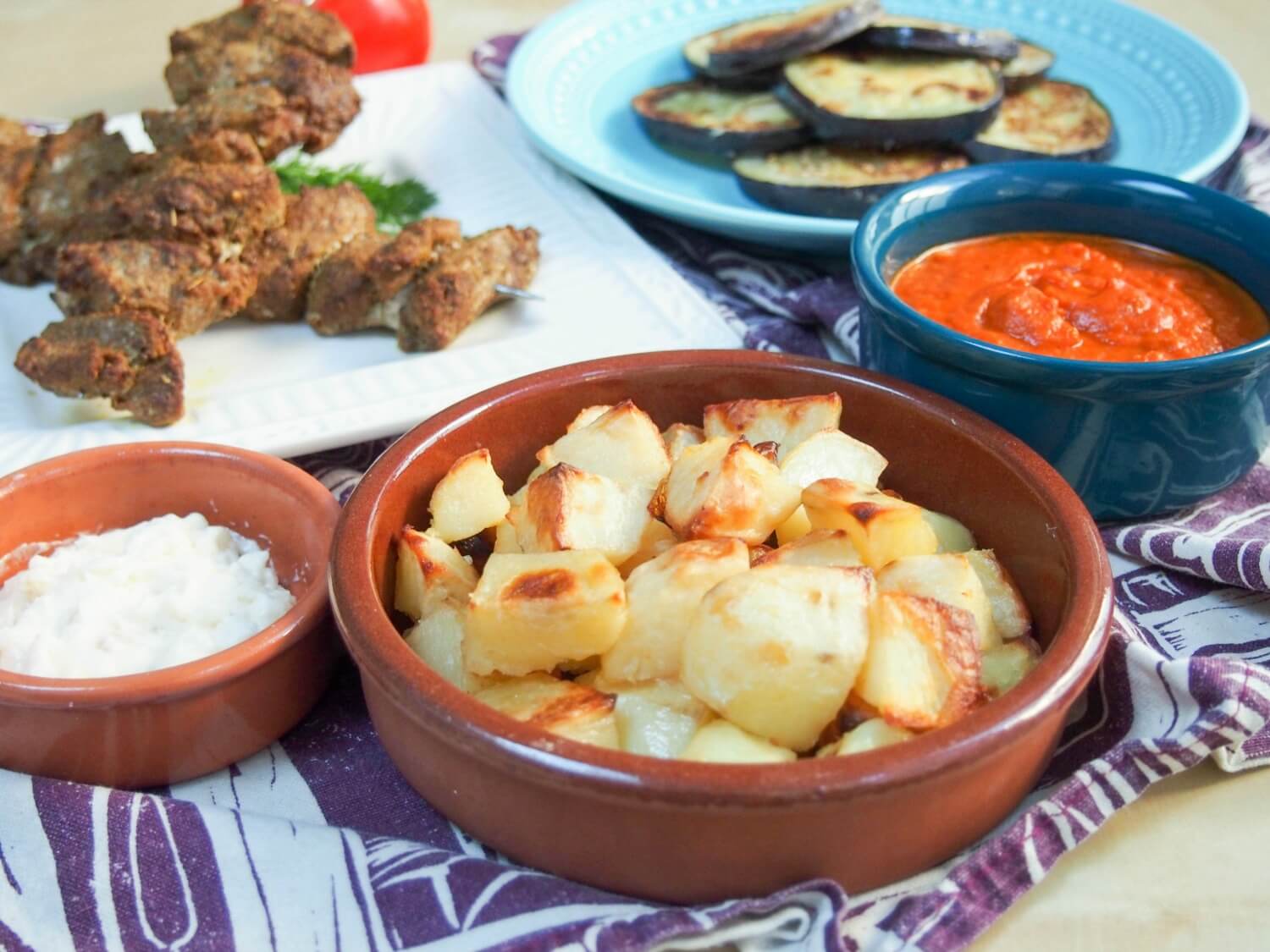 healthier patatas bravas and other dishes