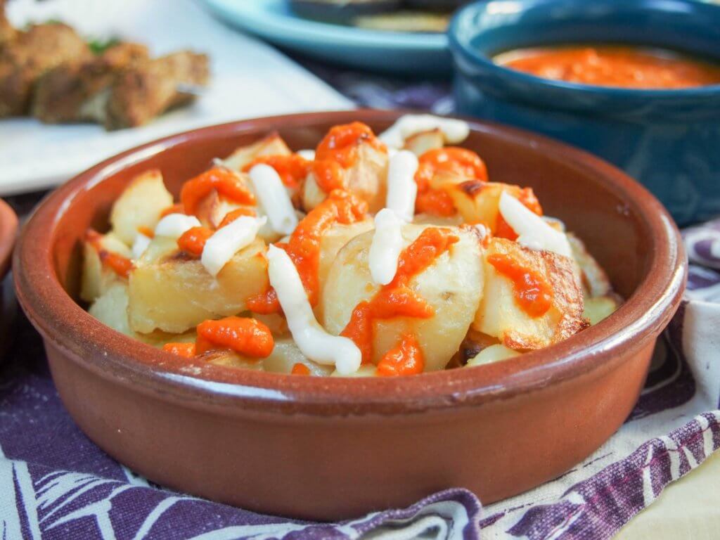 healthier patatas bravas