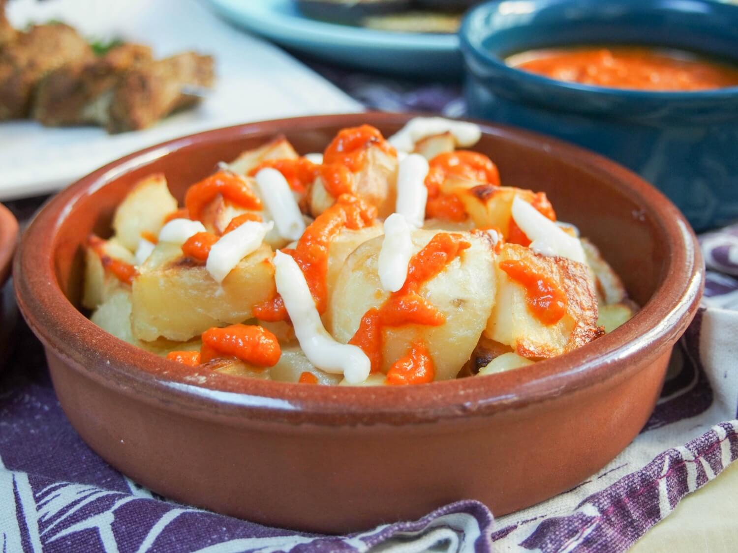 healthier patatas bravas