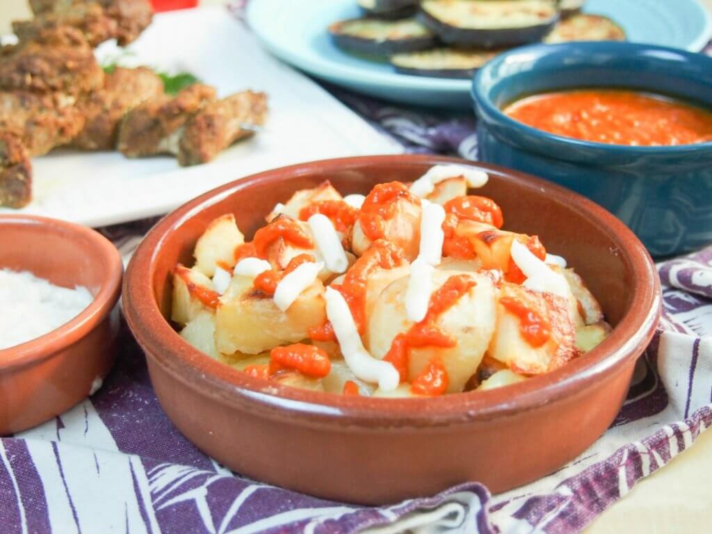 healthier patatas bravas