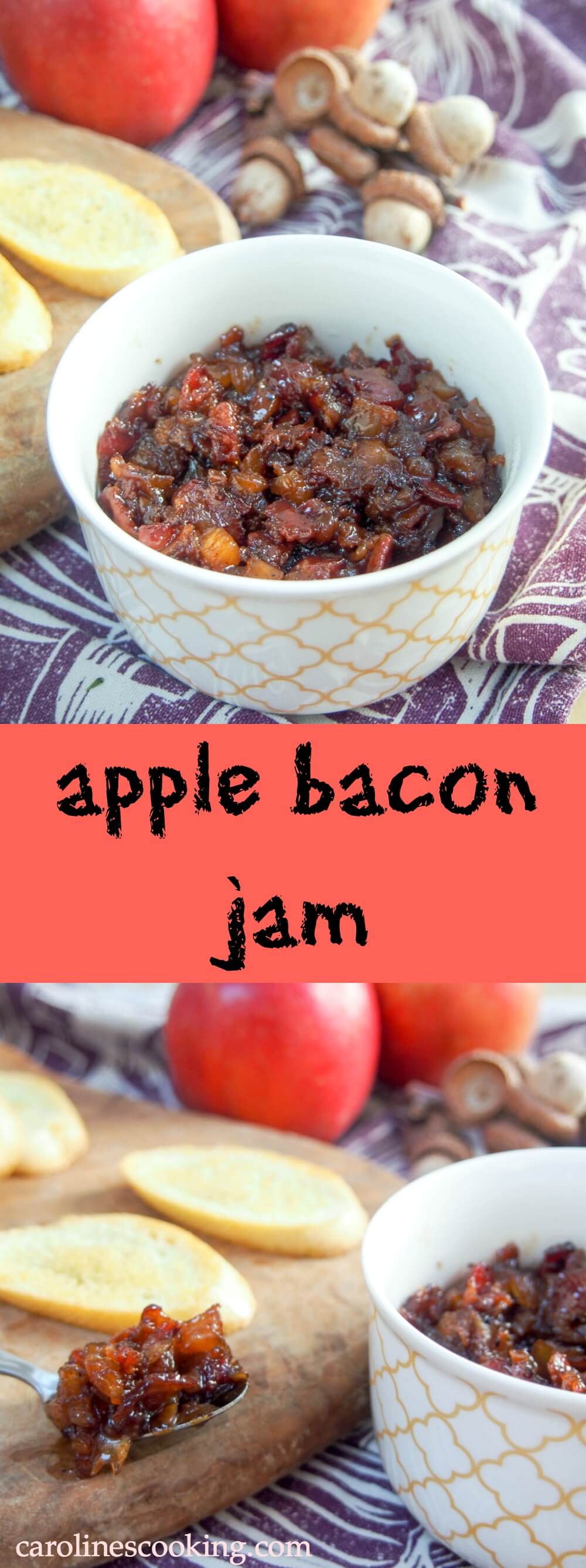 Apple bacon jam is a delicious variation on this already amazing condiment - so much flavor, it's great on appetizers or in sandwiches. Find any excuse!