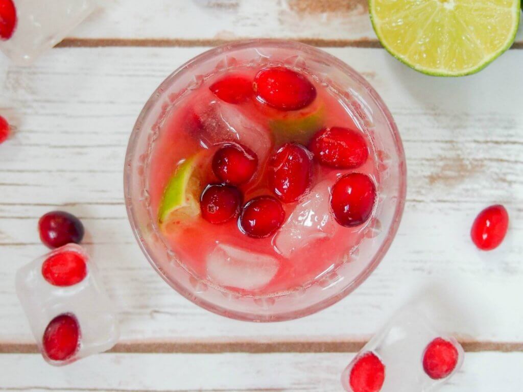 cranberry caipirinha
