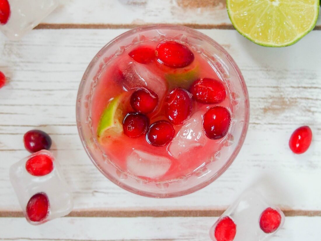 cranberry caipirinha