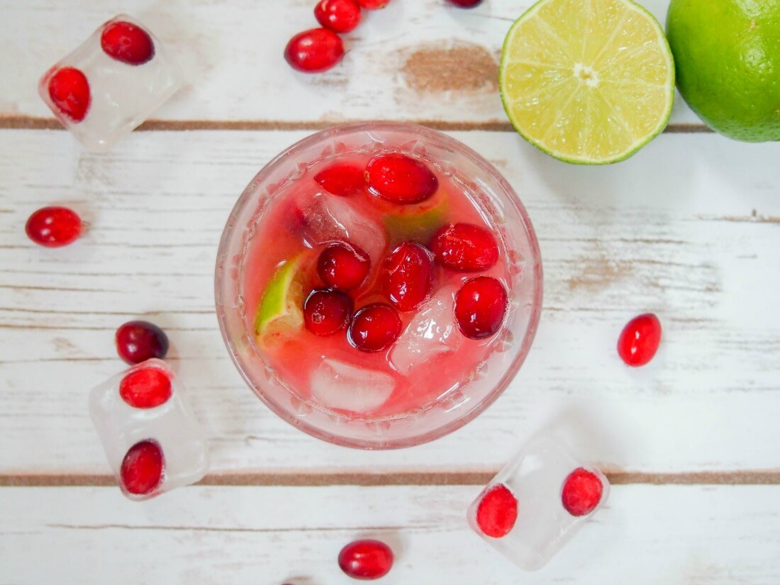 cranberry caipirinha