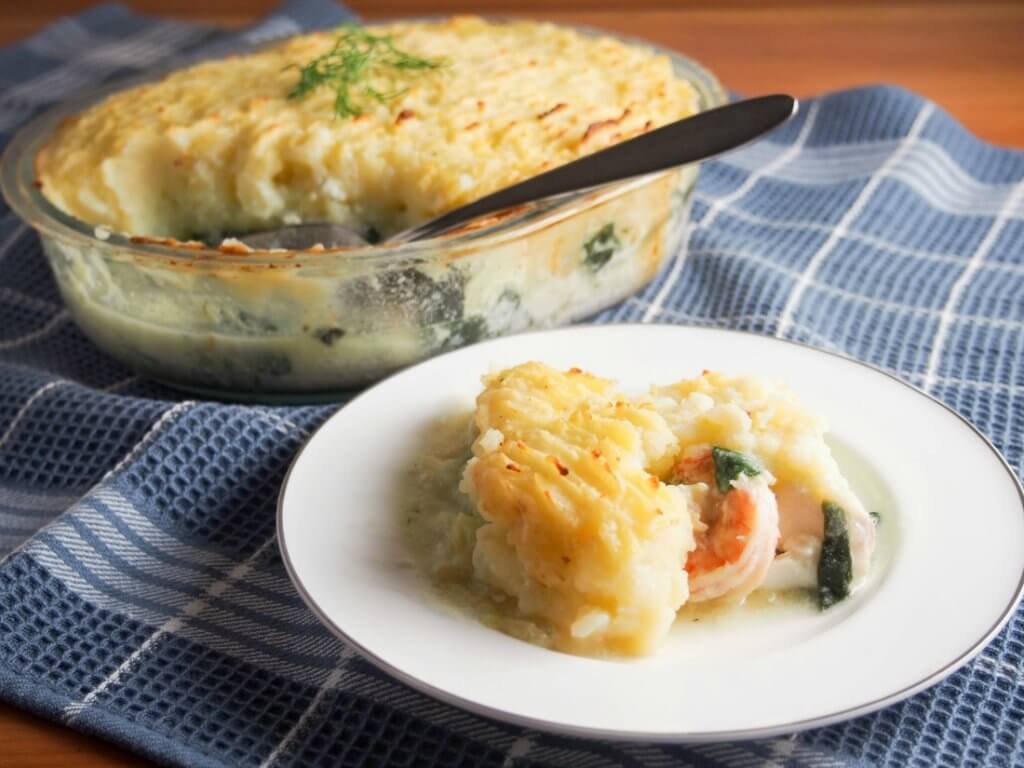 fish pie (potato topped fish bake)