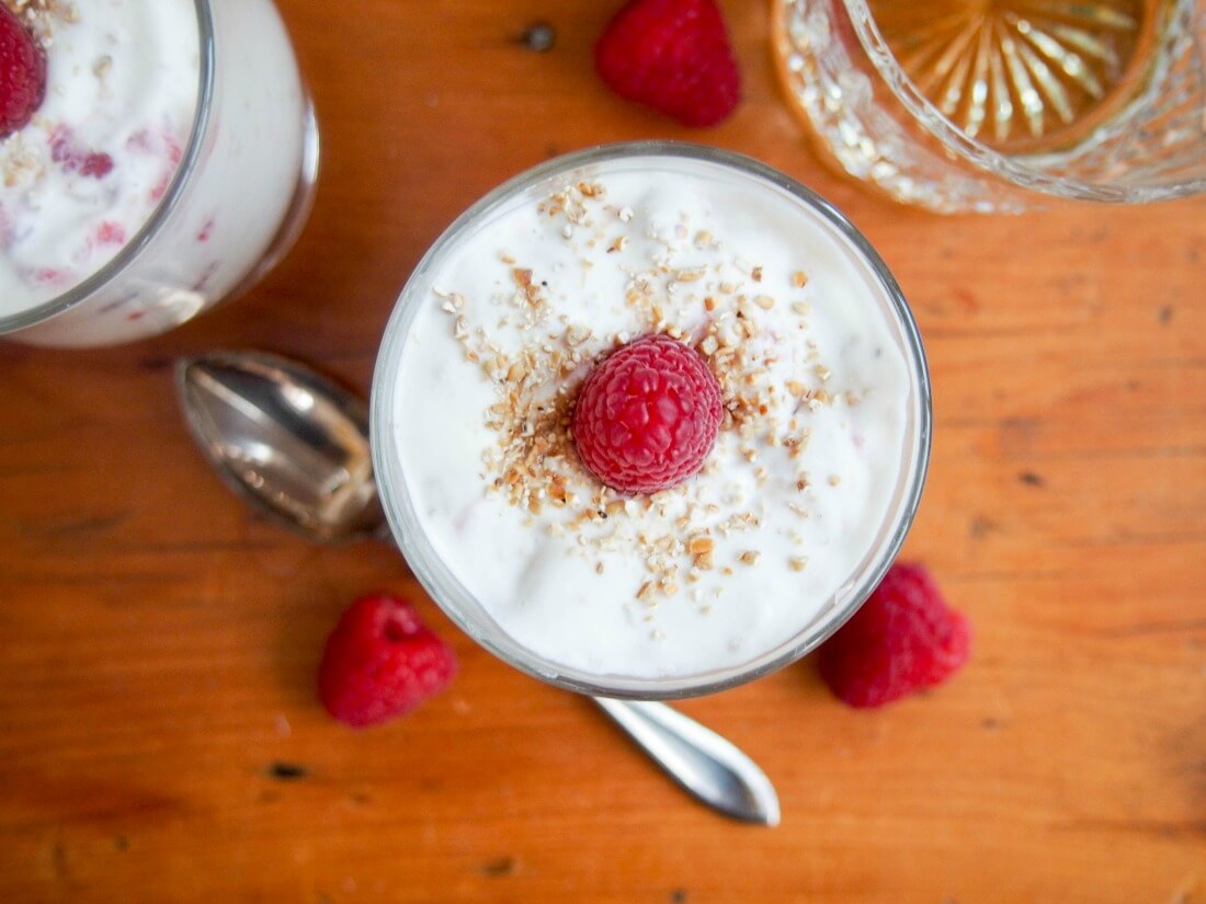 cranachan viewed from overhead Cranachan + ideas for a Burns night celebration