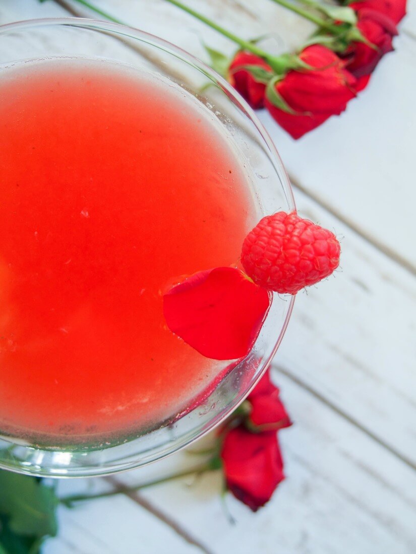 the blushing rose - a vermouth cocktail