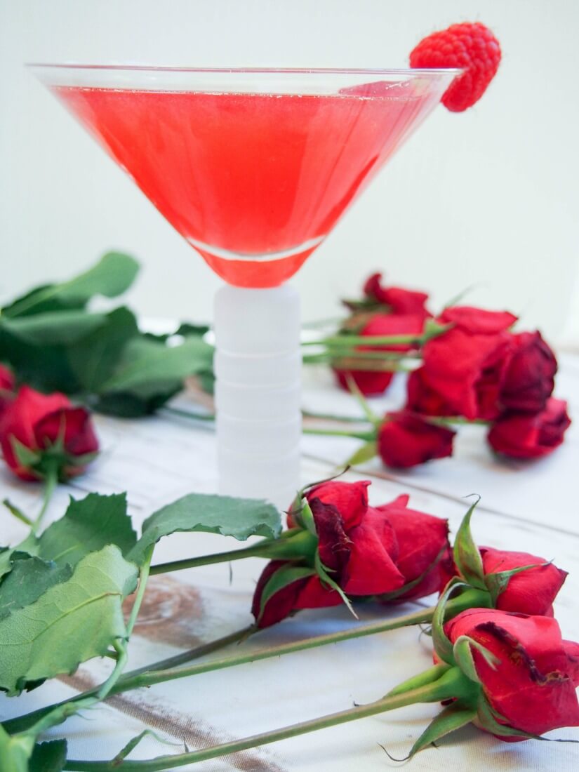 the blushing rose - a vermouth cocktail