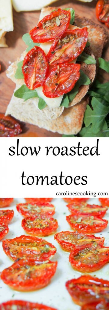 slow roasted tomatoes