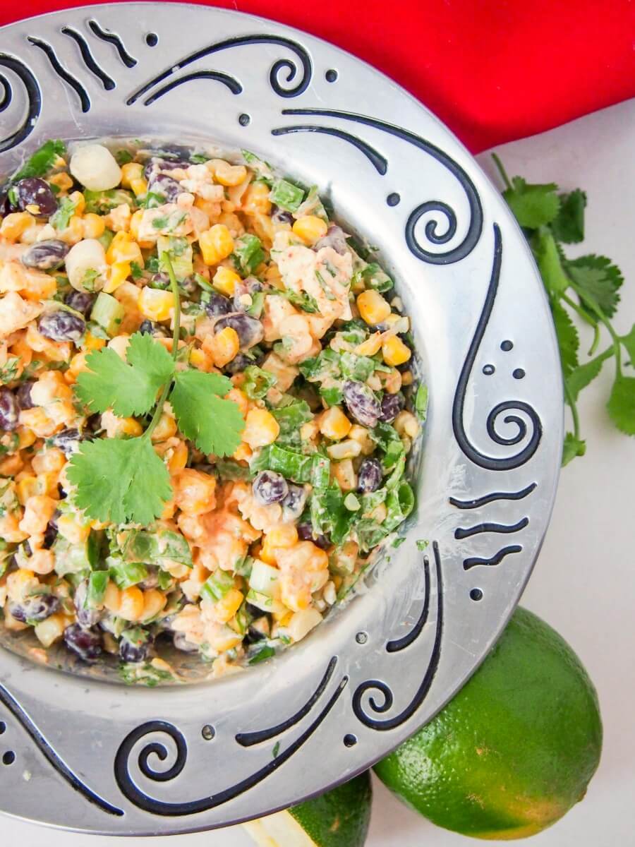 Mexican street corn salad
