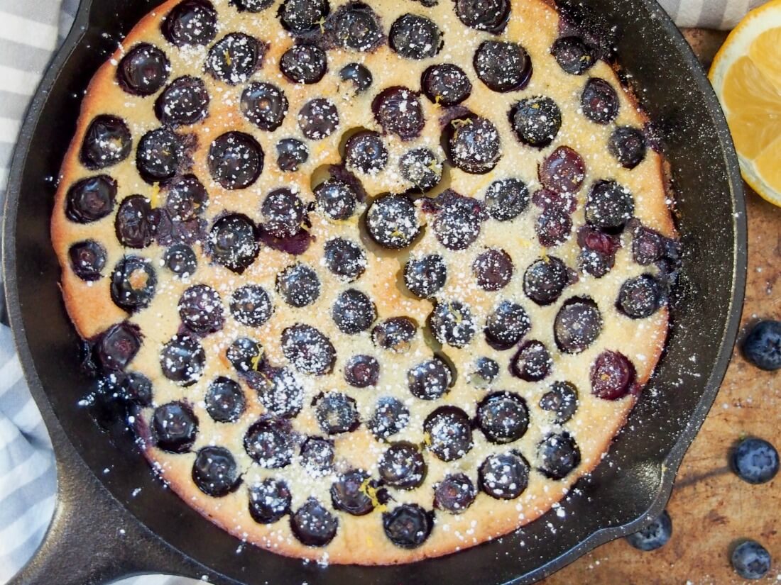 blueberry clafoutis