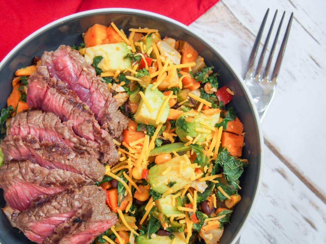 Southwest steak bowl