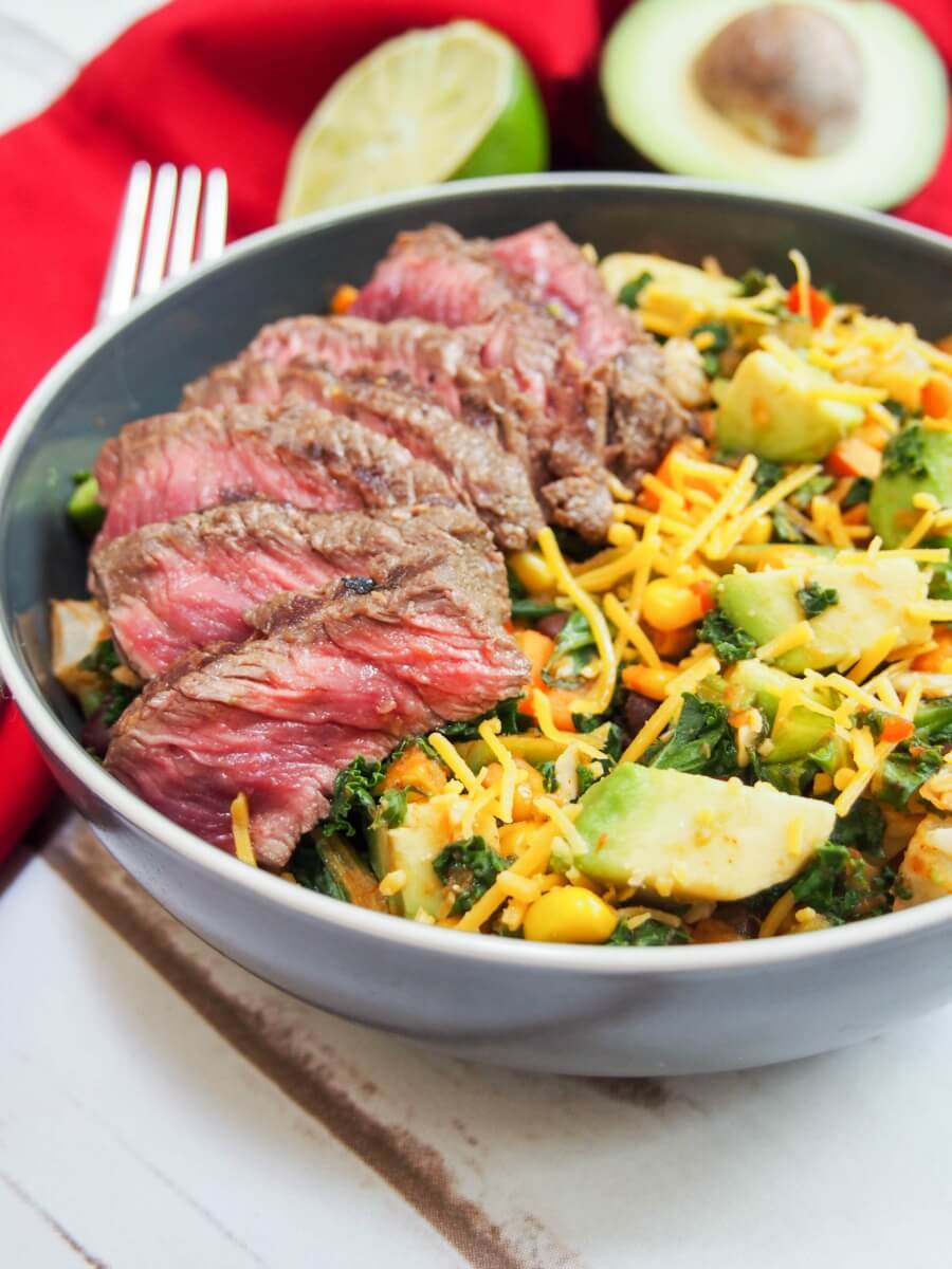 Southwest steak bowl