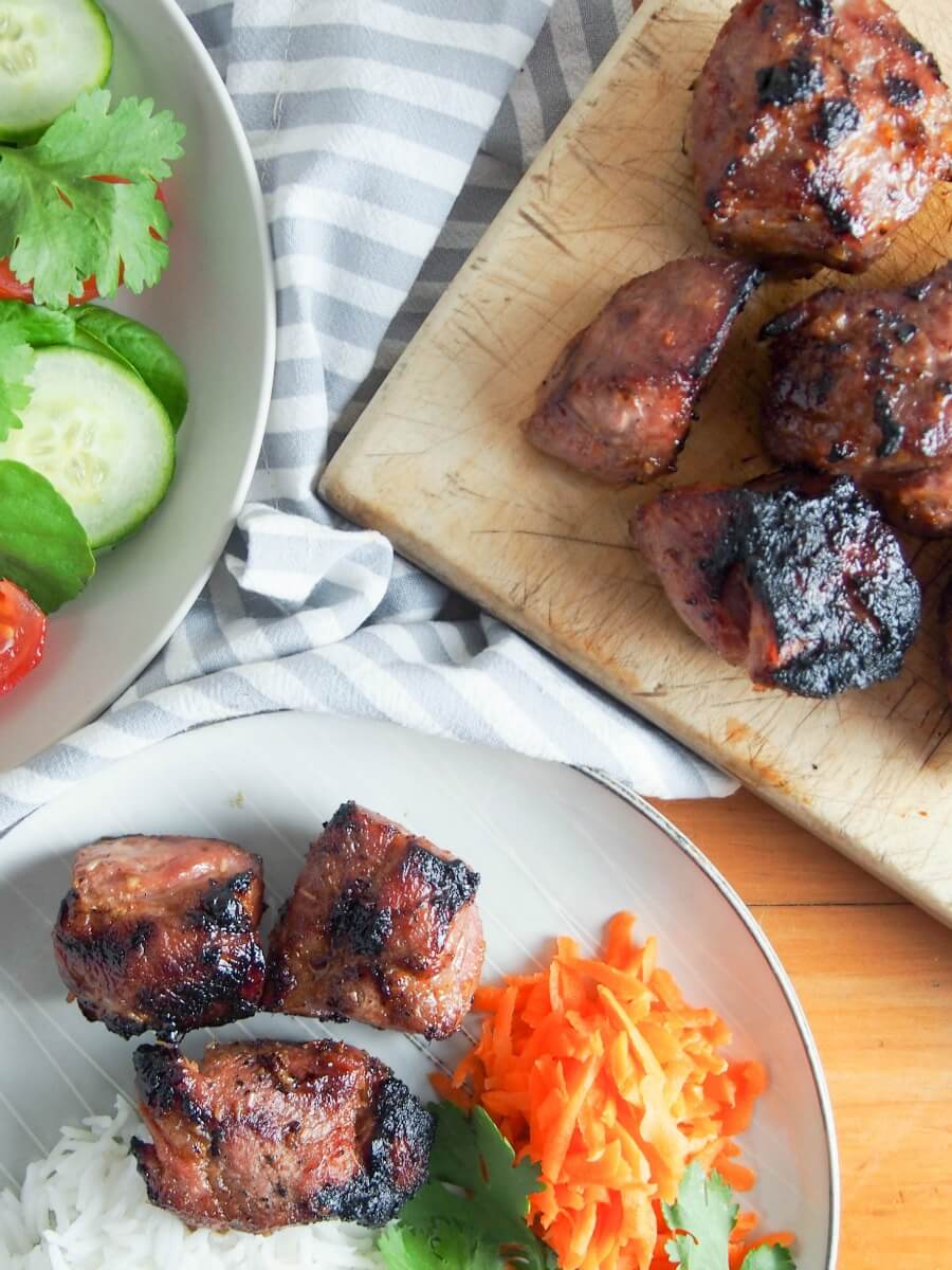 Vietnamese lemongrass pork