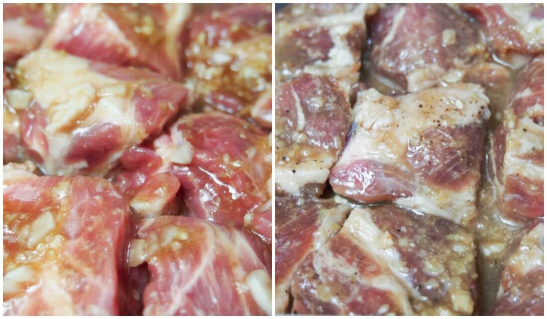making Vietnamese lemongrass pork