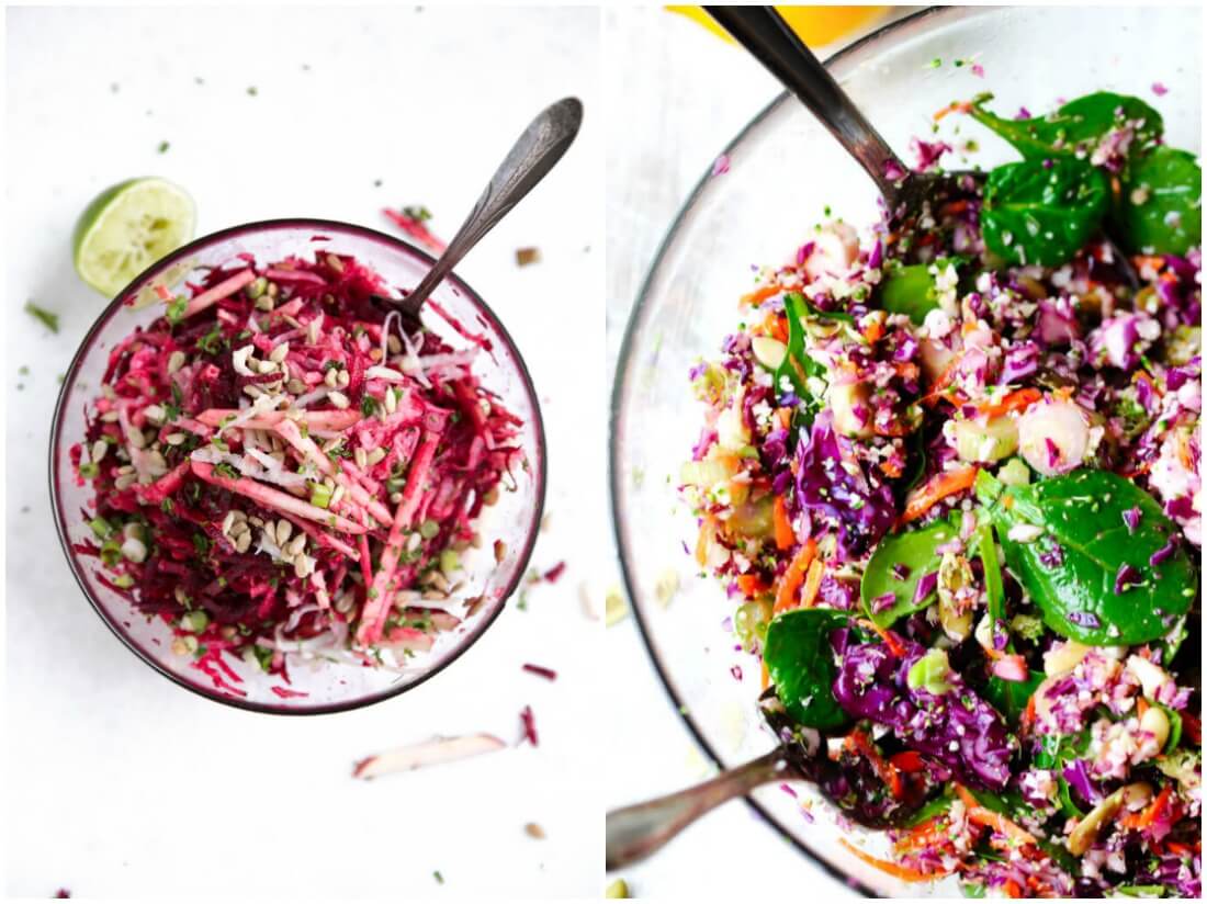 veggie salads - make ahead salads