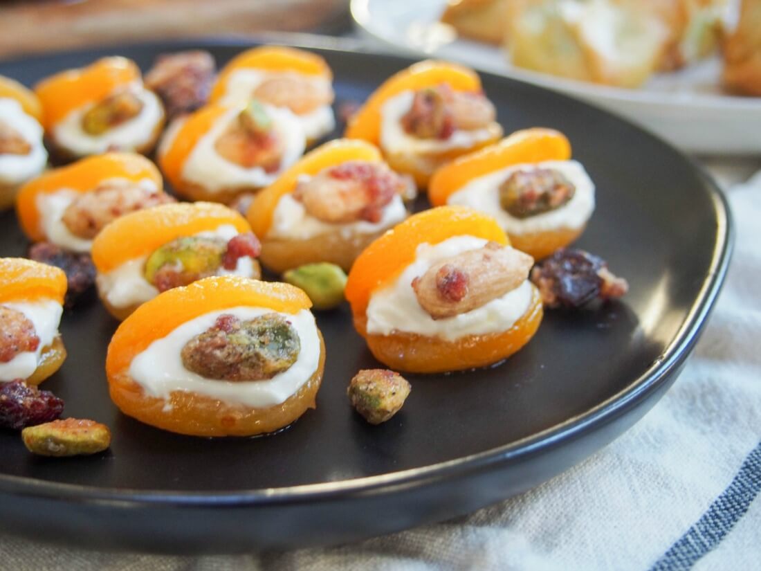 Turkish-style stuffed apricots