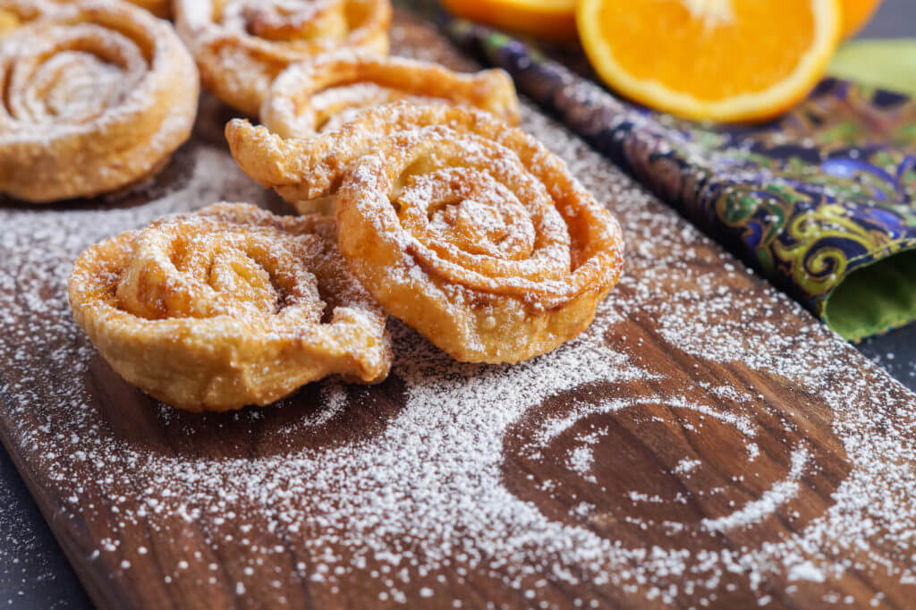 Tagliatelle dolce de carnevale