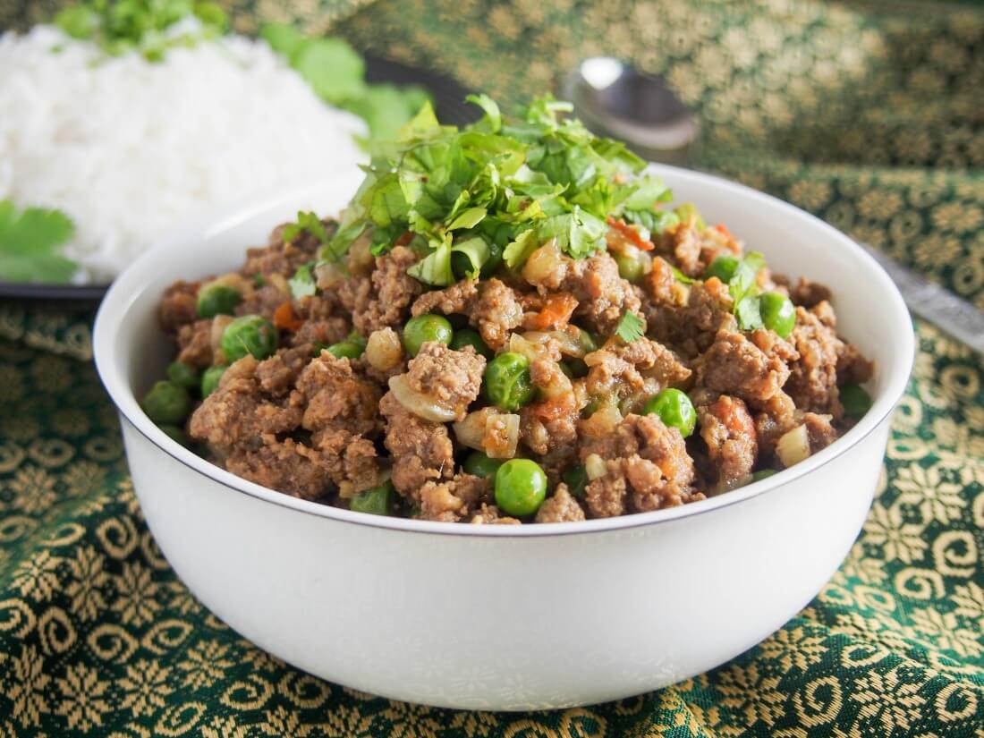 keema curry (keema matar)